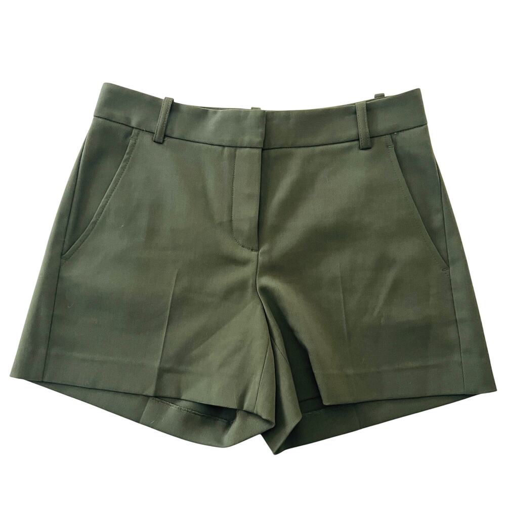 theory - wool blend garland shorts - size 2